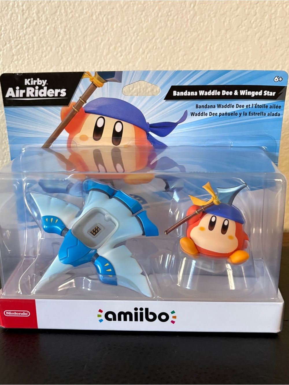 Nintendo Kirby Air Riders Bandana Waddle Dee and Winged Star Amiibo